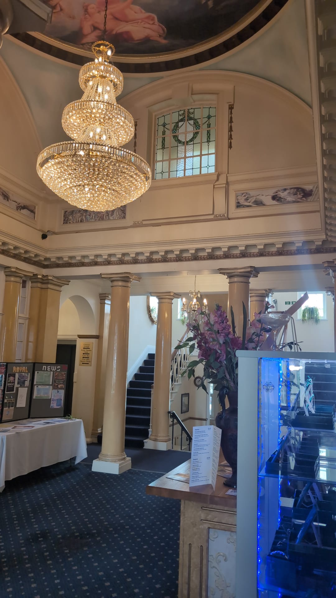 The Grand Lobby — mahogany staircase
