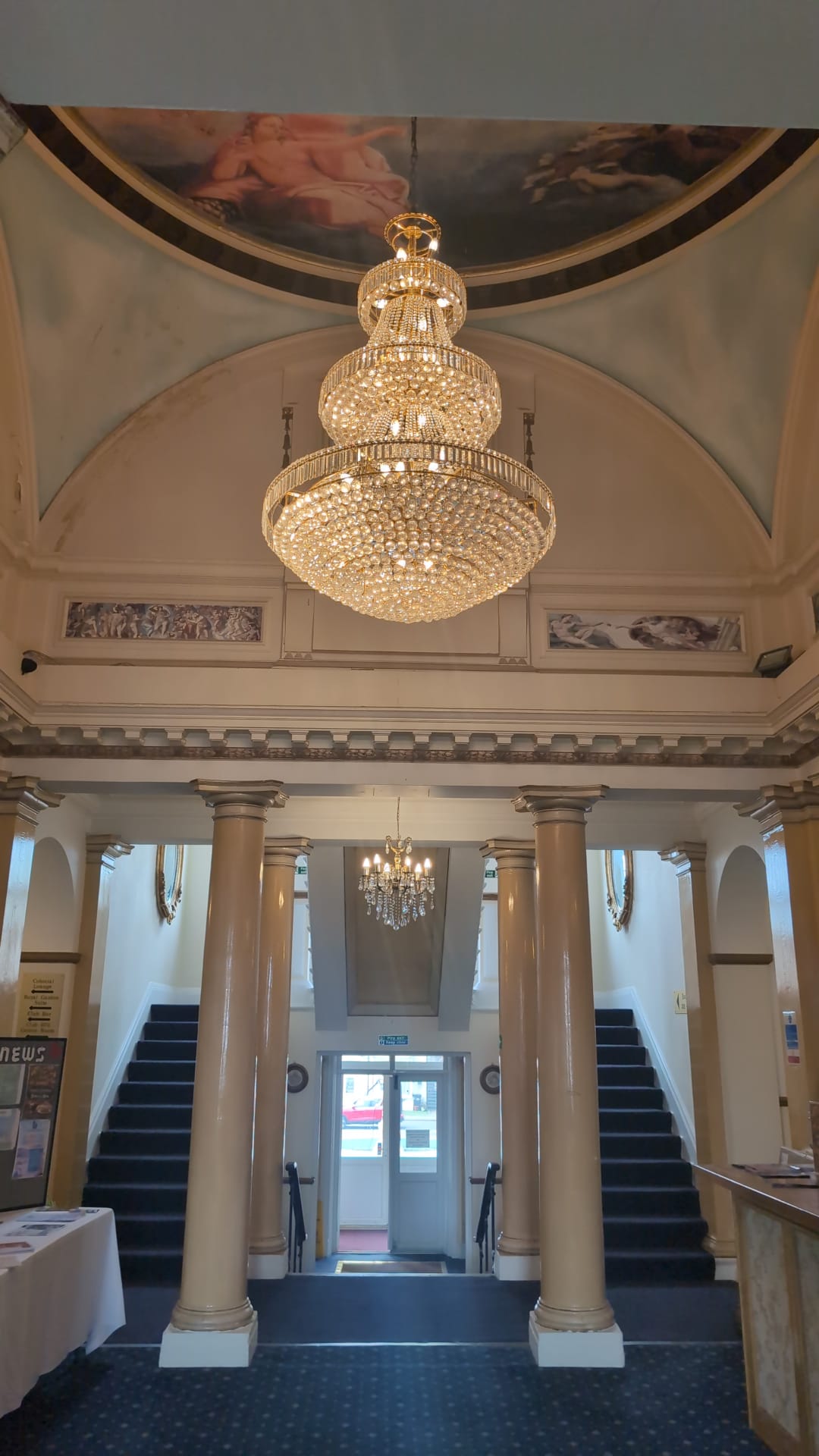 Original lobby staircase