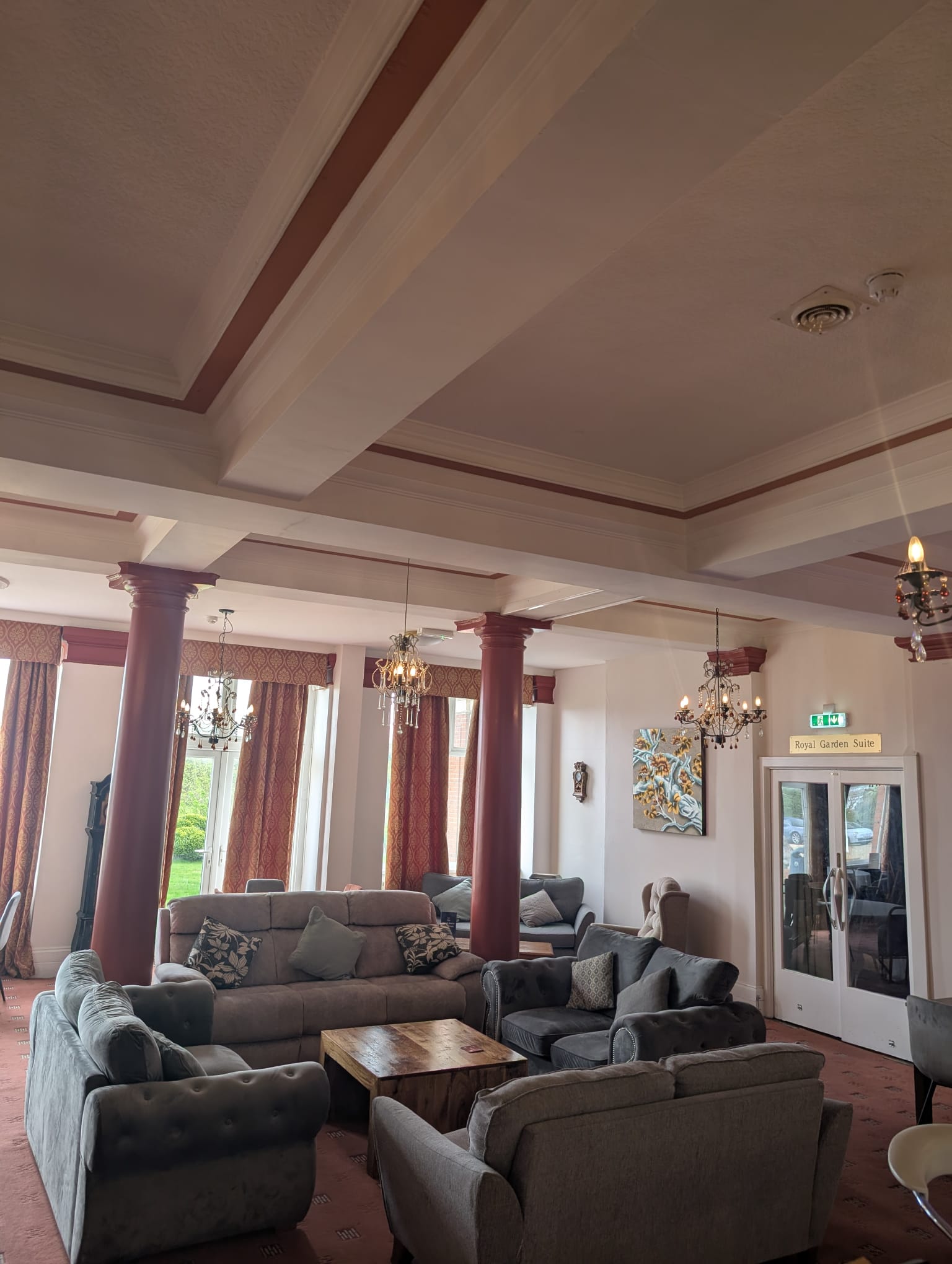 Modern lounge seating area